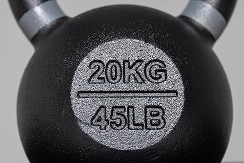 REP Fitness Kettlebell Set and Singles, 4kg to 24kg, 9lb to 53lb Weight Range, Cast Iron, Strength Exercise Training, Home Gym, Power Workout Equipment, Free Weights, Dumbbell Alternative - style: 20 kg