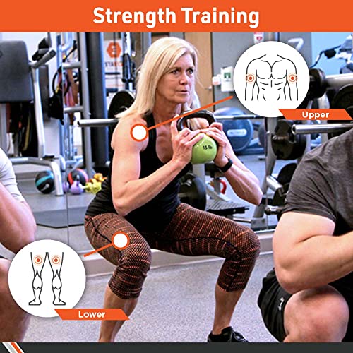 Body Sport Cast Iron Vinyl Coated Kettlebells – Kettlebell for Weight Lifting – Strength Training Kettlebell – Professional Fitness for Gym & At Home - style: 20-pound