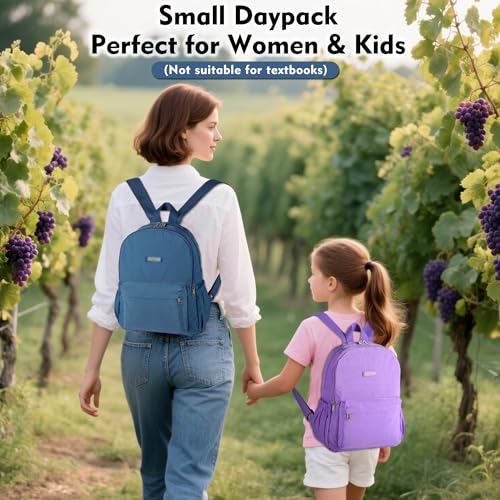 AOTIAN Lightweight Small Hiking Backpack for Women - Durable Water-Resistant Daypack for Travel, Camping & Outdoor Adventures - color: Light Blue-small