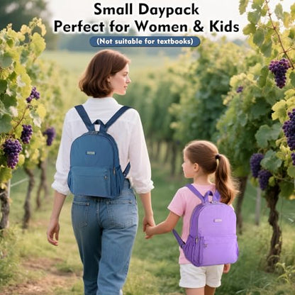 AOTIAN Lightweight Small Hiking Backpack for Women - Durable Water-Resistant Daypack for Travel, Camping & Outdoor Adventures - color: Light Blue-small