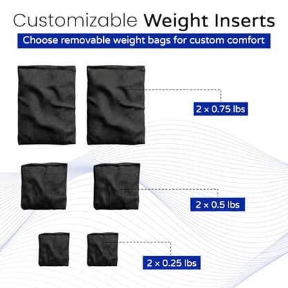 Weighted Vest for kids with Adjustable Weights, Compression Vest for Kids & Toddlers, Removable Metal Beads, Breathable Mesh and 6 Pockets - size: Medium