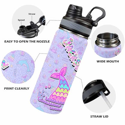 Custom Diaper Bag for Girls Personalized Diaper Bag Backpack &Insulated Water Bottle with Name Custom Monogram Baby Travel Bag Nursing Diaper Mommy Backpack with Adjustable Shoulder Straps Nappy Bag - color: Design 10