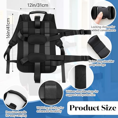 Backpack Straps for 22-26" Hard Luggage, Adjustable Harness