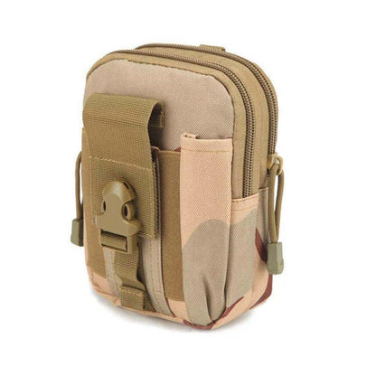 Belt Pouch, Tactical Molle Phone Pouch EDC Utility Pouches Waist Bag, Small Cell Phone Holster Gear Tool Gadget Pocket for Men - color: Sansha Camo