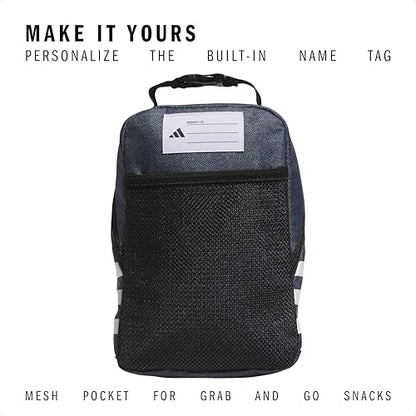 adidas Kids Santiago Lunch Bag - color: Twill Onix Grey/Black/3