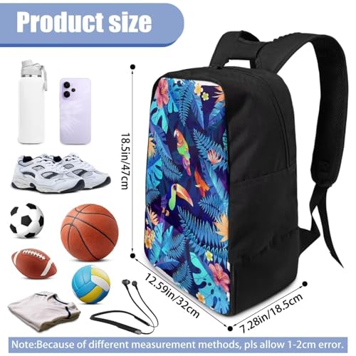 Basketball Backpack With Separate Ball Compartment And Shoes Fit Basketball Volleyball Football - color: Toucan