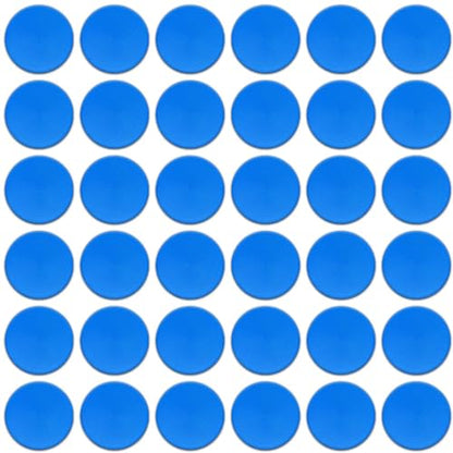 Poly Spot Markers 4inch/9 inch Non-Slip Rubber Agility Markers Flat Field Cones Floor Dots for Football, Soccer, Basketball Training Markers, School Activities, Exercise Drills, Social Distancing - style: 4 inch 36Pcs(Blue)