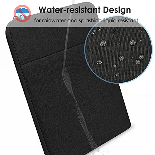 ProElife 15-Inch Laptop Sleeve Case for 2026-2023 MacBook Air 15 inch with M5 M4 M3 M2 Accessory Traveling Carrying Case Water-Resistant Bag Cover for MacBook Air 15'' 2026 2025 2024 M5 M4 (Black) - color: Black