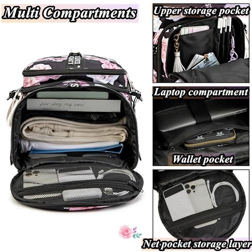 Gym Duffle Bag Backpack with Shoe Compartment,4 ways Travel Backpack for Women and Men,Multi-Functional Weekender bag with Waterproof Layer&Laptop Compartment for Fitness, Travel,Camping - color: Red
