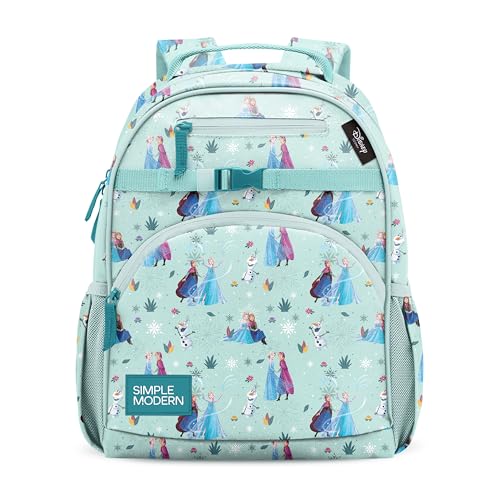 Simple Modern Medium Disney Toddler Backpack for School Girls and Boys | Kindergarten Elementary Kids Backpack | Fletcher Collection | Kids - 15" tall | Frozen Swirls - color: Disney: Frozen Swirls, style: Kids Medium