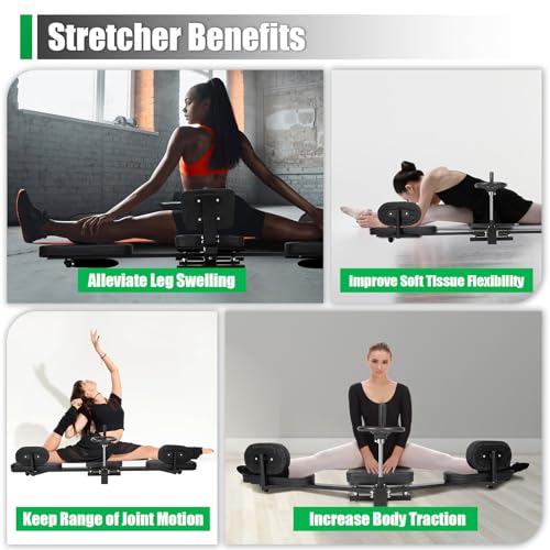 Leg Stretcher, MMA Stretching Machine, Fitness Split Training Martial Arts Gear, Heavy Duty Leg Stretch Machine, Improving Leg Flexibility, Steel Frame Split Machine for Home Gym