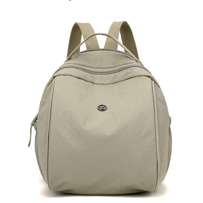 Women's Small Backpack Fashion Casual Nylon Shoulder Bag Daypack for Daily Use (Khaki) - color: Khaki
