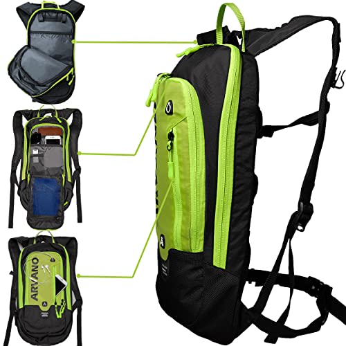 Bike Backpack Small Mountain Biking Backpack Lightweight 6l Daypack - MTB Cycling,Hiking,Skiing,Snow Bicycle,Snowboard | Lightweight - color: Green
