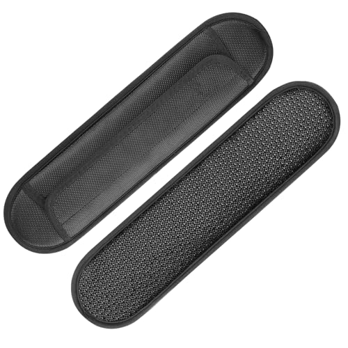 FIEIL 2 Pack Breathable Universal Strap Pads, Silica Gel Guitar Strap Pads, Help Relieve Shoulder Pain (Anti-Slip Texture) - size: 2 Pack Silicone Particles