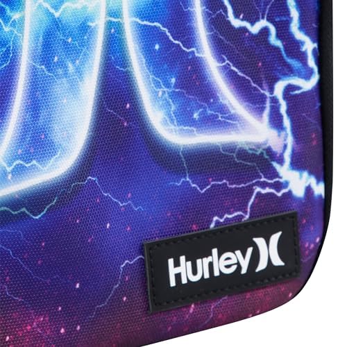 Hurley Unisex-Kids Graphic Backpack, Lightening, One Size - color: Lightening