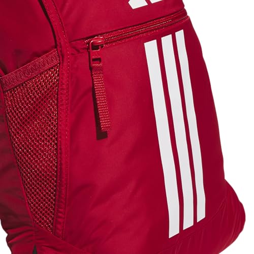 adidas Alliance Sackpack – Drawstring Backpack for Sports, Small Gym Bag, Team Power Red 2/3, OSFA - color: Team Power Red 2/3