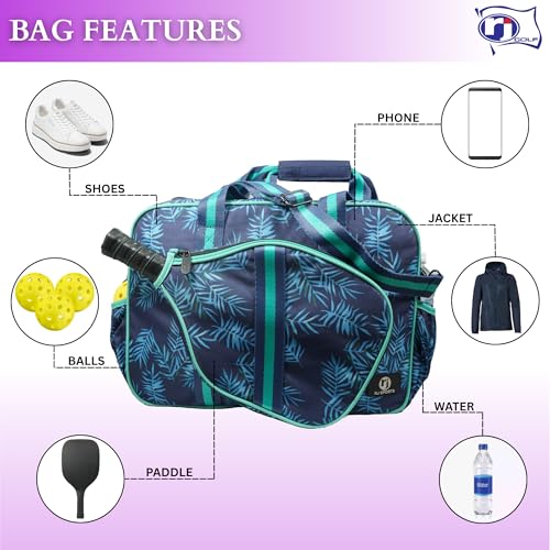 RJ Sports Volley Women's Pickleball Tote Bag