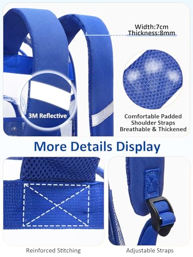 Extra Large Clear Backpack with TSA Lock, Heavy Duty Transparent See Through Clear Bookbag for College, Work, Travel, Casual Sport, Blue - color: Blue