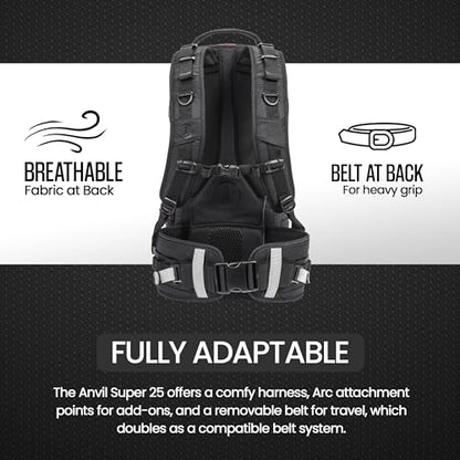 Tamrac Anvil Super 25 Camera Backpack for Photographers DSLR Camera Bag, Professional Photography Backpack, Camera Bag with Tripod Holder, Travel Camera Carrying Case, Black - style: Anvil Super 25