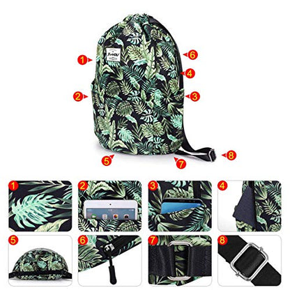 XEYOU Drawstring Sports Backpack Lightweight Gym Yoga Sackpack Shoulder Rucksack Casual Outdoor Daypack for Women and Men | Lightweight - color: Banana Leaf