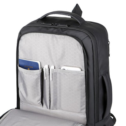 Kamlui Laptop Backpack for Men 17 inch Travel Large Capacity Hiking Computer Bag Grey - color: Grey288