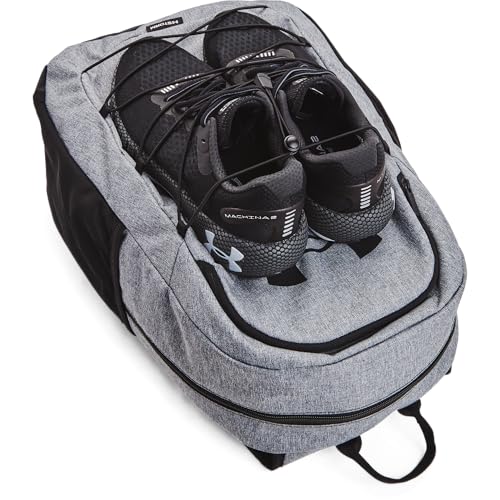 Under Armour Hustle Sport Backpack - color: Pitch Gray Medium Heather (012)/Black