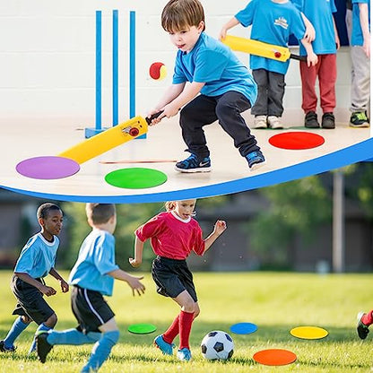 9 inch Spot Markers Flat Field Cones,Non Slip Spot Floor Dots for Soccer Basketball Baseball Sports Speed Agility Training
