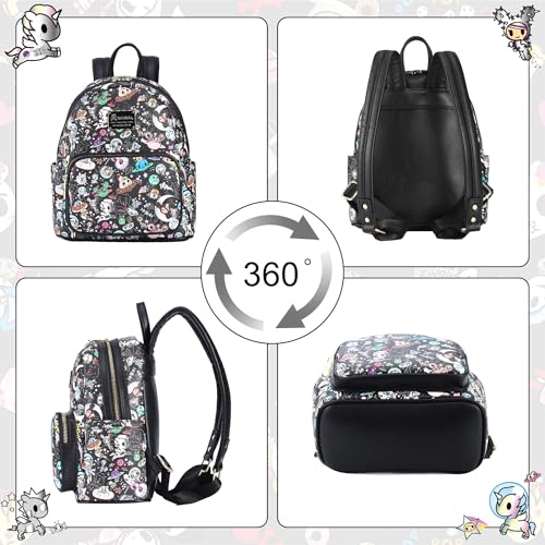 tokidoki Backpack for Women (Colorful Black) - color: Colorful Black