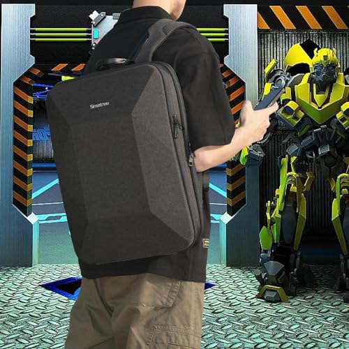 Smatree Hard Double Laptop Backpack for 16 inch ASUS ROG Strix SCAR 16 2025/2024/2023, ROG Strix G16 2025/2024/2023, ROG Zephyrus G16 2025/2024, Razer Blade 16, Alienware M16, DELL G16,HP Victus/OMEN - color: Black-for 16 Inch