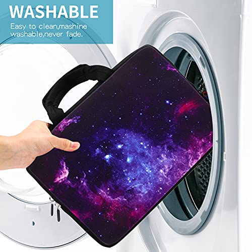 iColor 14 15 15.4 15.6 inch Laptop Bag Sleeve Handle Chromebook Case Protect Pouch Holder Notebook Sleeve Neoprene Chromebook Cover Soft Carrying Travel Case Galaxy ICB-15 - color: ICB-015