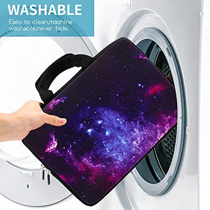 iColor 14 15 15.4 15.6 inch Laptop Bag Sleeve Handle Chromebook Case Protect Pouch Holder Notebook Sleeve Neoprene Chromebook Cover Soft Carrying Travel Case Galaxy ICB-15 - color: ICB-015