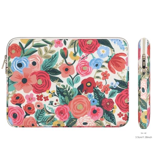 DOMISO 15.6 inch Laptop Case Sleeve Protective Cover Compatible with MacBook Pro 16 M4 M3 M2/Pro Max,15.6-16 inch HP Dell Lenovo Chromebook,Waterproof Computer Cases Bag with Accessory Pouch,Rose - color: Rose, size: 15.6 inch