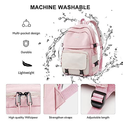 weradar Simple casual computer backpack pink - color: A4-pink
