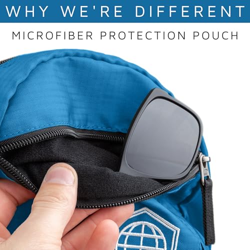 TRIPPED Travel Gear Traveling Backpack- Foldable Collapsible Lightweight Backpack for Travel (Light Blue) 35 liters - color: Tropical Blue
