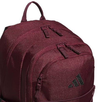 adidas Amplifier Backpack for Laptop, School and Gym, 28L, Maroon/Black/Bungie, OSFA - color: Maroon/Black/Bungie