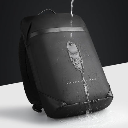 VGOAL 15.6 Inch Laptop Backpack Business Travel Anti-Theft Slim Backpack with USB Charging Port and RFID Pocket, Black, for Men and Women - color: Fg6310