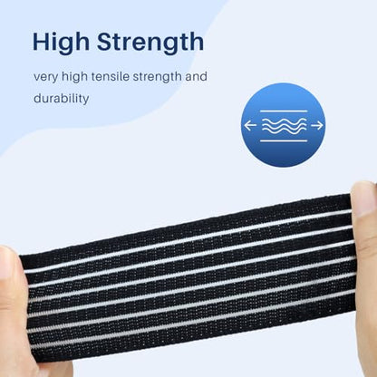 Comfytemp Ice Pack Strap, Stretchable, Reusable, 27.6 x 2 in, 1pc, Ice Belt Extender Strap, Elastic Hook and Loop Extension Strap Adds Length to Most Ice Packs, Multiple Uses - size: 27.6 x 2 in