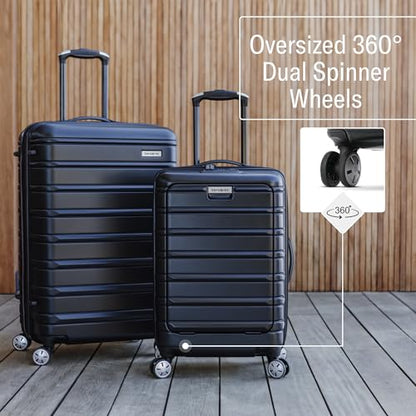Samsonite Omni 2 Hardside Expandable Luggage with Spinner Wheels, Checked-Large 28-Inch, Purple - color: Purple, size: Checked-Large Spinner