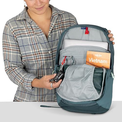 Osprey Farpoint Fairview Travel Daypack for Men and Women - Carry On Personal Item Backpack with Laptop Sleeve, Black - color: Black