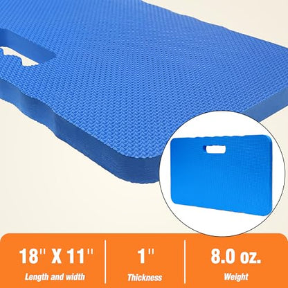 Gardzen 3-Pack Garden Kneeling Pad, EVA Foam Kneeler Pad for Gardening, Baby Bath, Yoga, Pilates, Exercise, 18" x 11" x 1", Blue - size: 18" x 11" x 1" - 3 Pack