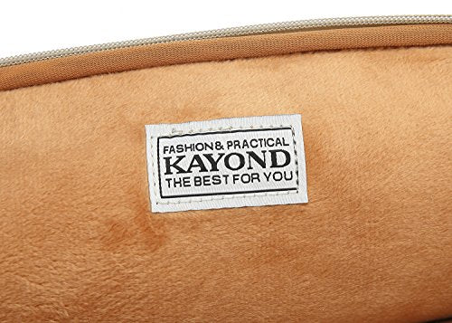 kayond Water-Resistant Canvas 15.6 Inch Laptop Sleeve-Black C Rose - color: Black C Rose, size: 15-15.6 inch
