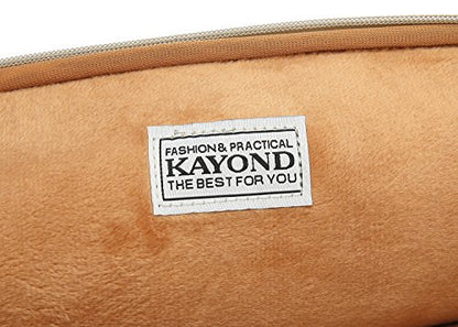 kayond Water-Resistant Canvas 15.6 Inch Laptop Sleeve-Black C Rose - color: Black C Rose, size: 15-15.6 inch