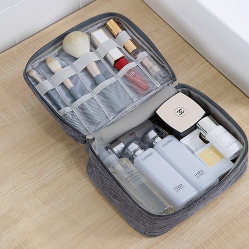 Organizer Case Small Electronic Devices USB Charger Accessories Mouse Phone Cable SD Power Bank Earphone - color: Large-Purple