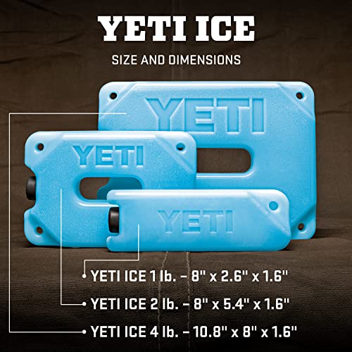 YETI ICE Block Refreezable Reusable Cooler Ice Pack - size: 4 lb