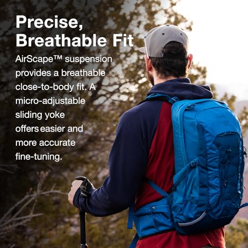 Osprey Talon 11L Men's Lightweight Hiking Backpack - Small Daypack for Travel & Camping, Black/Coal Grey - color: Black/Coal Grey, size: 11L - Standard Fit