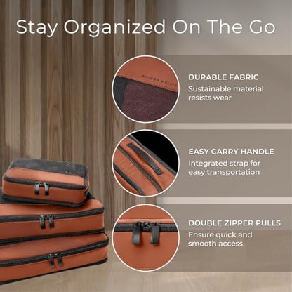 Briggs & Riley Travel Essentials Carry-On Compression Packing Cube Set - color: Canyon, size: Carry-On