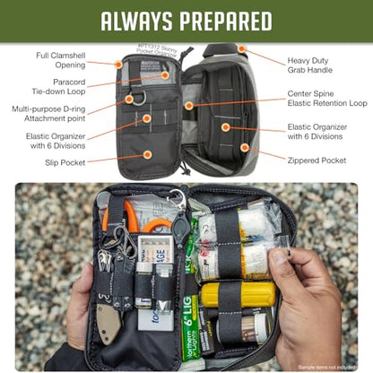 Maxpedition Skinny Pocket Organizer - color: Wolf Gray