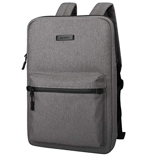 Backpack for Men Women Business Slim Backpack Computer Bags Lightweight Laptop Bag - for 14 15 15.6 20 inch Macbook - color: Dark Grey