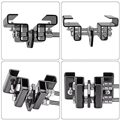 Dolibest Heavy Bag Mount, Punching Bag Hanger, I Beam Hanger, Heavy Bag Hanger for Punching Bag Accessories, Punching Bag Bracket, Beam Hanger with Swivel Hook, Ceiling Mount for Boxing Bag (2 Pack) - color: I-beam hanger-360°+ 180° rotation-2Pack