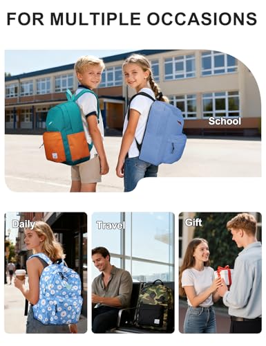 VASCHY Backpack for School, Lightweight Water Resistant Bookbag Casual Daypack for Women/Teen Girls Daisy - color: Z-daisy